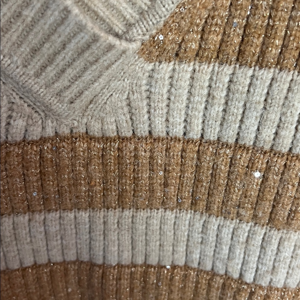 $295 SAUNDERS oversized v-neck sweater XL - Picture 5 of 8